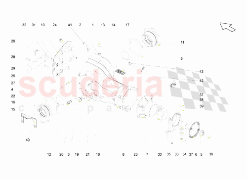 Part Diagram for Lamborghini N0444058