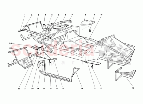 Part Diagram for Lamborghini 0041006893
