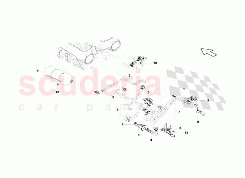 Part Diagram for Lamborghini 06H906517B