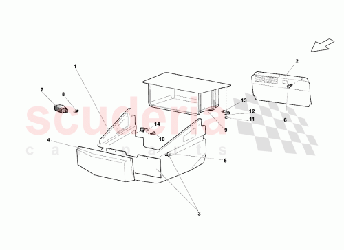 Part Diagram for Lamborghini 413863362A