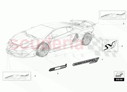Part Diagram for Lamborghini 470853712B