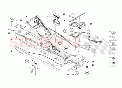 Part Diagram for Lamborghini 470863667A