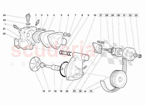 Part Diagram for Lamborghini 0017002473