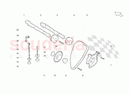 Part Diagram for Lamborghini 07L109101R