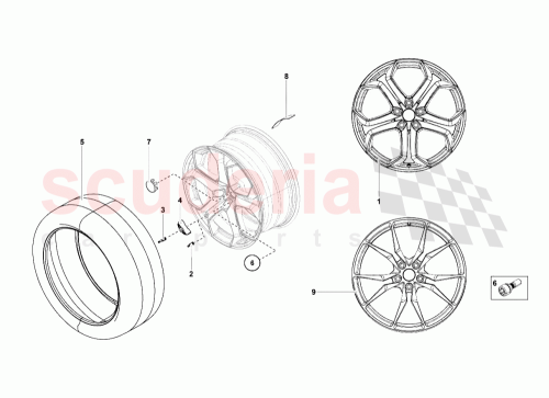 Part Diagram for Lamborghini 470601313D