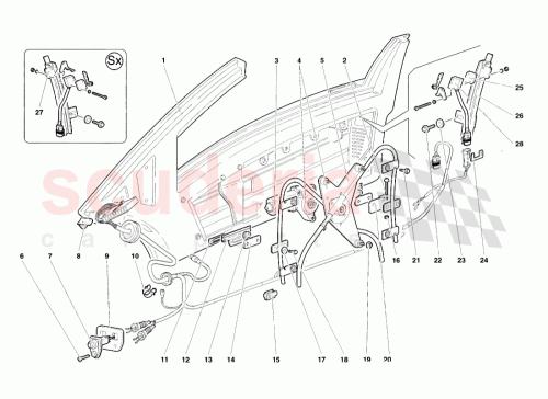Part Diagram for Lamborghini 009921804