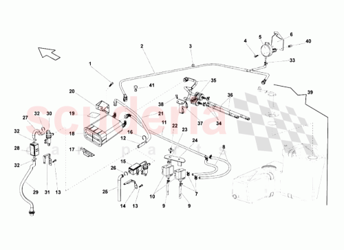 Part Diagram for Lamborghini 400906206