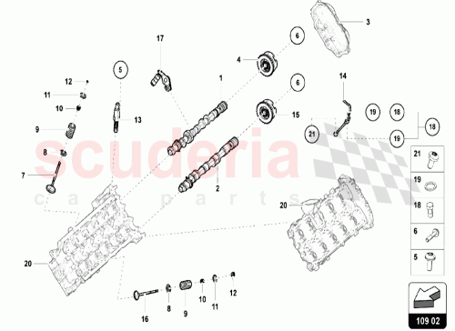 Part Diagram for Lamborghini 07L109084G
