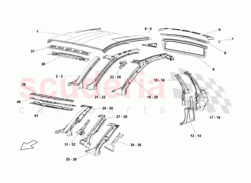 Part Diagram for Lamborghini 417845679