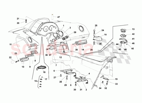 Part Diagram for Lamborghini 418858091