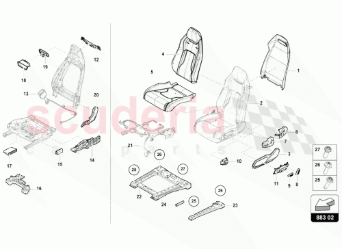 Part Diagram for Lamborghini 4ML885669
