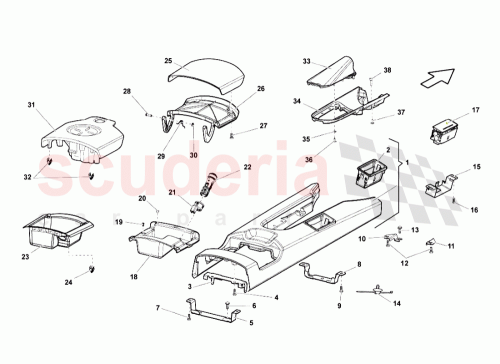Part Diagram for Lamborghini 400863343E