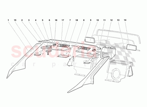 Part Diagram for Lamborghini 009958410