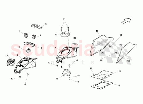 Part Diagram for Lamborghini 400858140