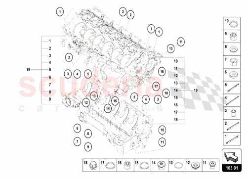 Part Diagram for Lamborghini 07M103519