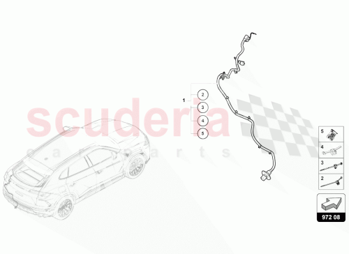 Part Diagram for Lamborghini 4ML971124