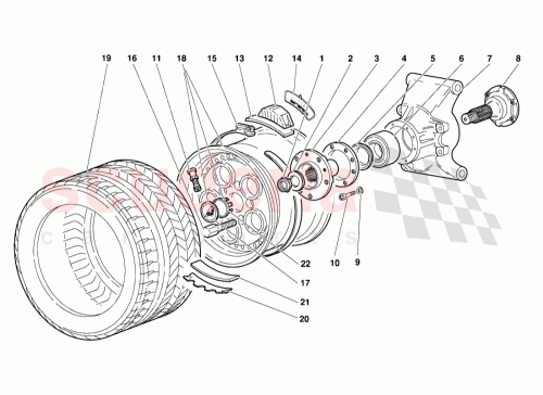 Part Diagram for Lamborghini 005232147
