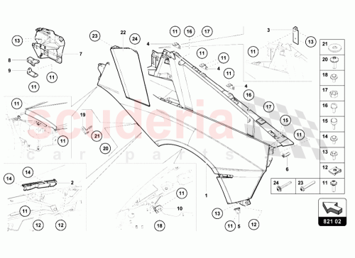 Part Diagram for Lamborghini 470854959C