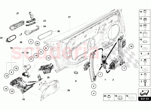 Part Diagram for Lamborghini 472837016B