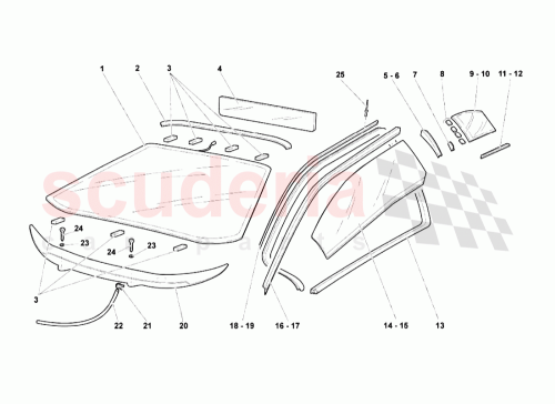 Part Diagram for Lamborghini 418837500B