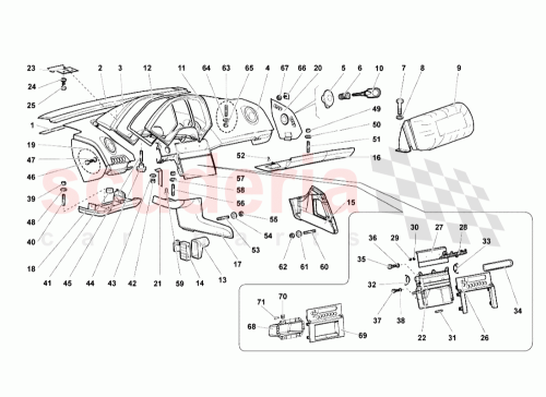 Part Diagram for Lamborghini 413858035