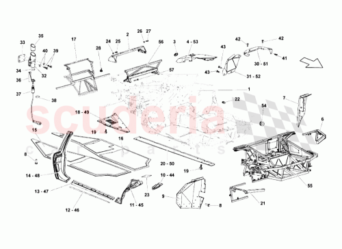 Part Diagram for Lamborghini 429898045A