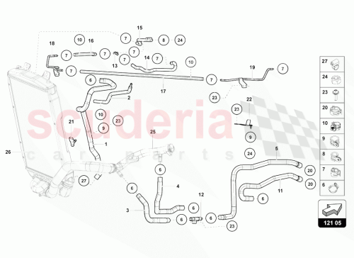 Part Diagram for Lamborghini 470121059E