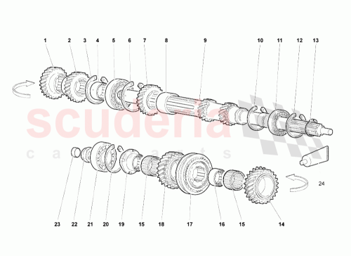 Part Diagram for Lamborghini 0024007182