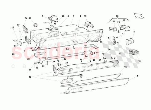 Part Diagram for Lamborghini 407857923C