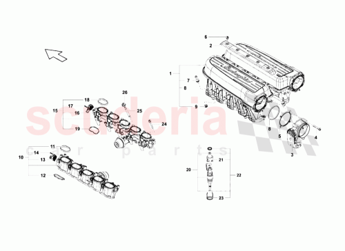 Part Diagram for Lamborghini 06E906189