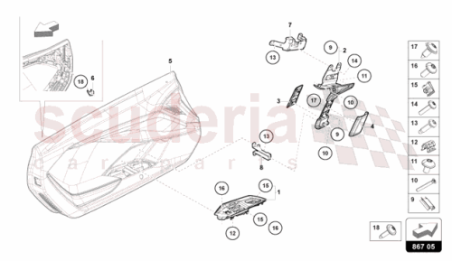 Part Diagram for Lamborghini 47B867172