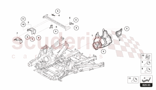 Part Diagram for Lamborghini 47B813359A