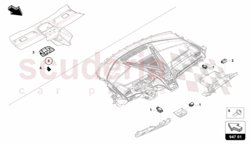Part Diagram for Lamborghini 992959214