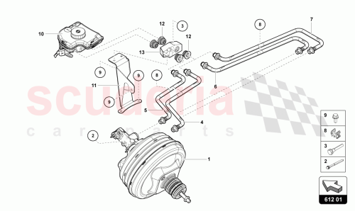 Part Diagram for Lamborghini 472612100G