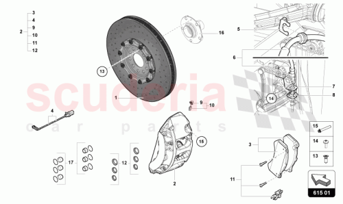 Part Diagram for Lamborghini 470615105BG
