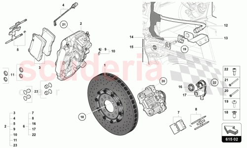 Part Diagram for Lamborghini 470615407H