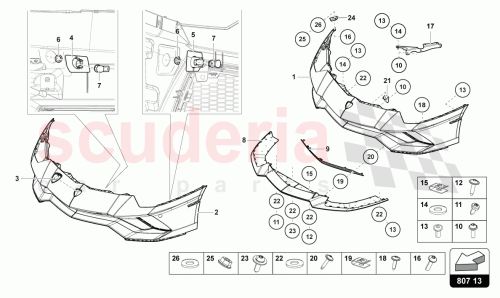 Part Diagram for Lamborghini 470807103AF