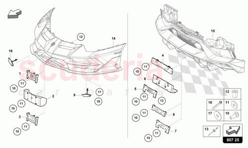 Part Diagram for Lamborghini 470807441B