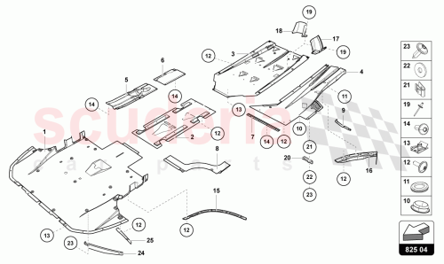 Part Diagram for Lamborghini 470825211H
