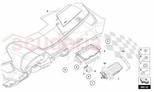 Part Diagram for Lamborghini 472880213E