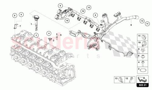 Part Diagram for Lamborghini 470971072AK