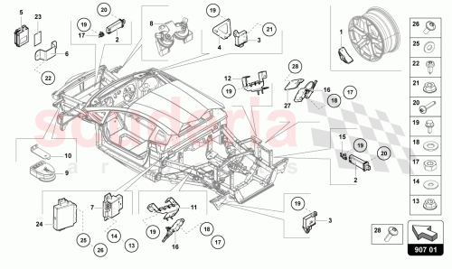 Part Diagram for Lamborghini 470971593C