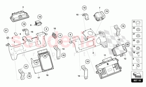 Part Diagram for Lamborghini 470959433Q