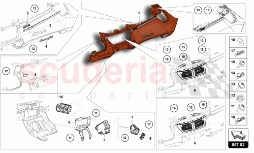 Part Diagram for Lamborghini 471857922BF