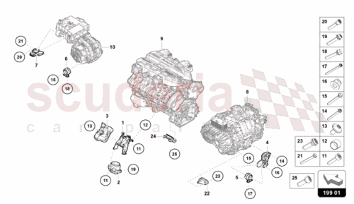 Part Diagram for Lamborghini 47B599438