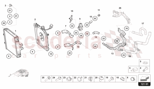 Part Diagram for Lamborghini 47B971851
