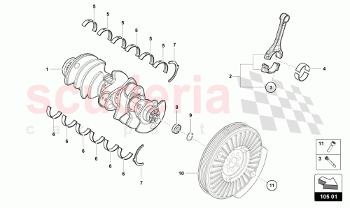 Part Diagram for Lamborghini 078198421