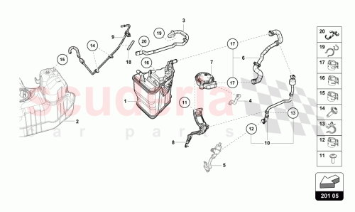 Part Diagram for Lamborghini N10683001