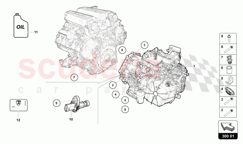 Part Diagram for Lamborghini 0BZ300042B002