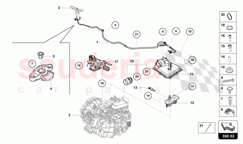 Part Diagram for Lamborghini N90697001